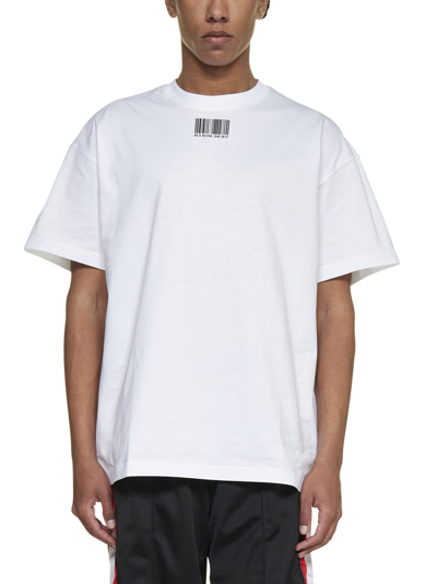 Shop Vtmnts T-shirt In White