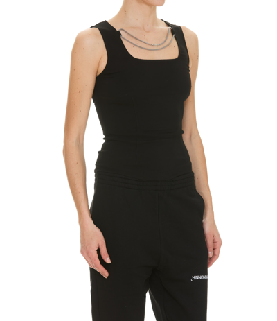 Shop Alyx Sleeveless Chain Top In Black