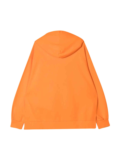 Shop Mm6 Maison Margiela Orange Sweatshirt Unisex  Kids