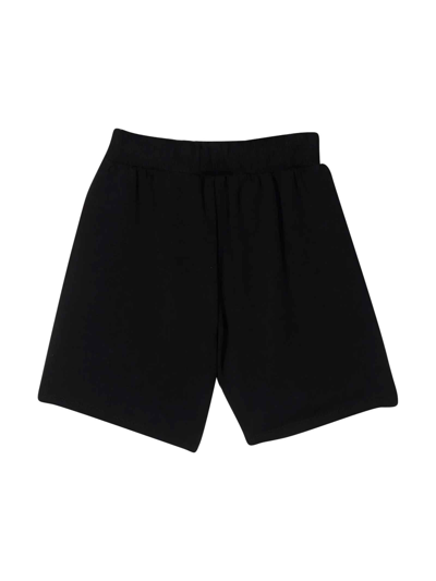 Shop Moschino Black Shorts In Nero