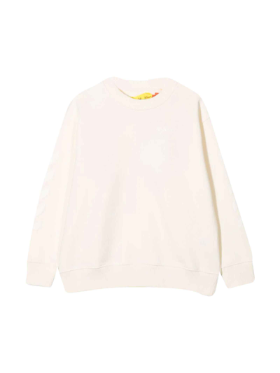 Shop Off-white Light Pink Sweatshirt With Print In Bianco