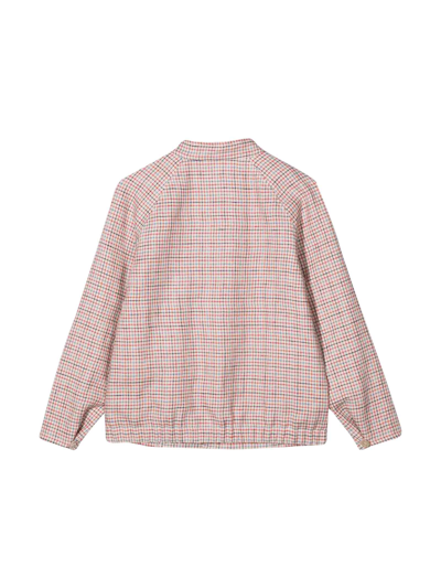 Shop Gucci Checked Unisex Shirt In Crema