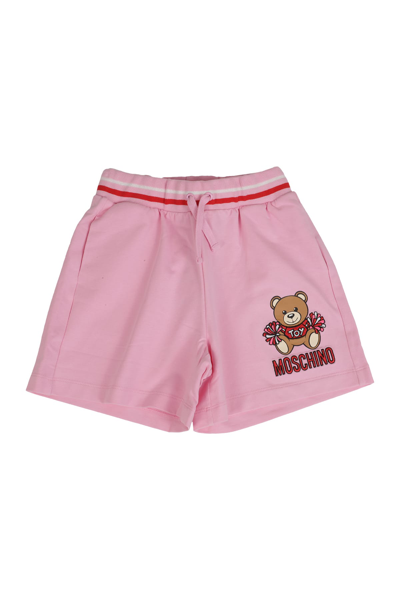 Shop Moschino Shorts In Sweet Pink