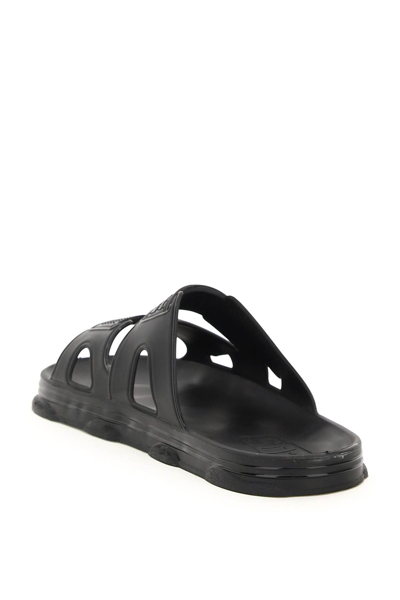 Shop Gcds Rubber Slides In Black (black)