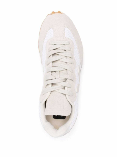 VEJA ALVEO RECYCLED FABRIC AND SUEDE SNEAKERS 