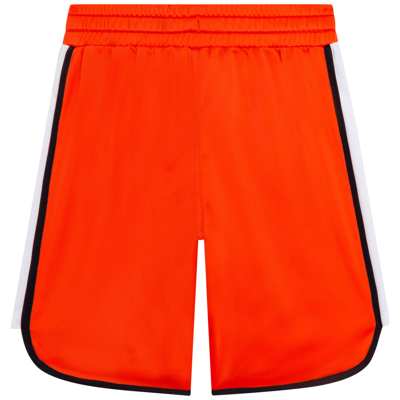 Shop Dkny Sports Shorts With Application In Peach