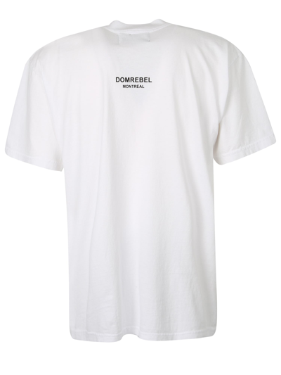 Shop Domrebel Graphic-print T-shirt In White