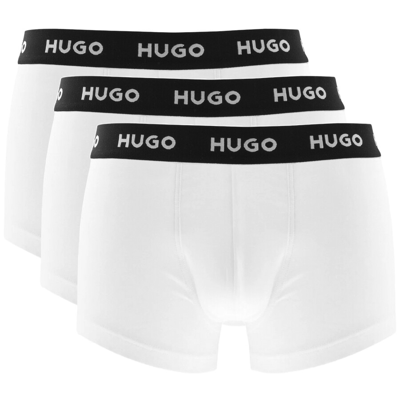 Shop Hugo Triple Pack Trunks White