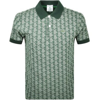 Shop Lacoste Live Polo T Shirt Green