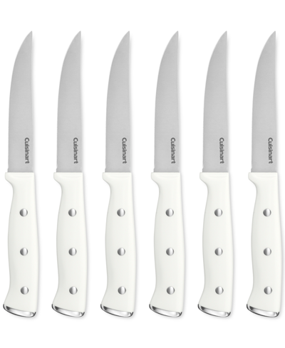 Cuisinart 6-pc. Steak Knife Set In White