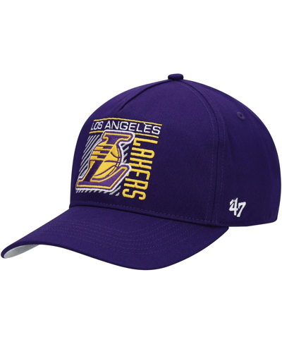 Shop 47 Brand Men's '47 Purple Los Angeles Lakers Reflex Hitch Snapback Hat