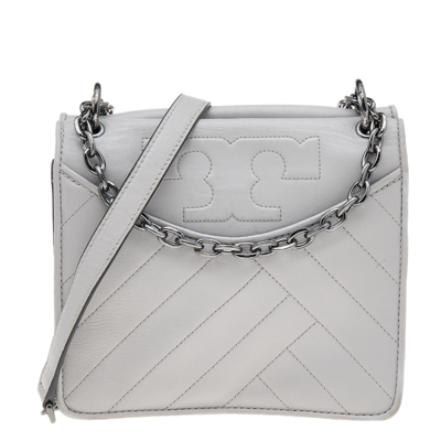 Pre-owned Tory Burch Grey Leather Alexa Convertible Shoulder Bag | ModeSens
