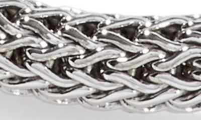 Shop John Hardy Diamond Station Rope Bracelet In Silver