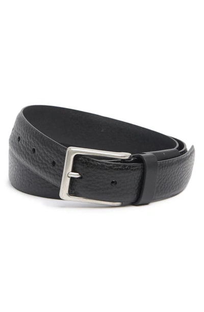 Shop Born Comfort Leather Belt In Black