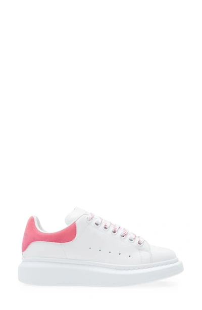 Shop Alexander Mcqueen Sneaker In White/ Neon Pink