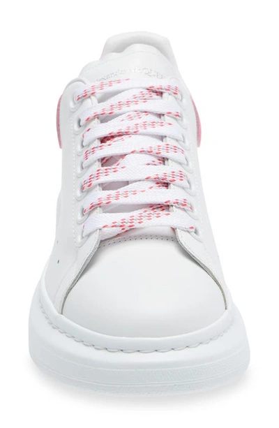 Shop Alexander Mcqueen Sneaker In White/ Neon Pink