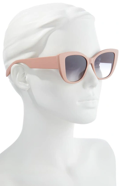 Shop Alexander Mcqueen 54mm Cat Eye Sunglasses In Pink