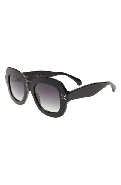 Shop Alaïa 50mm Gradient Square Sunglasses In Black
