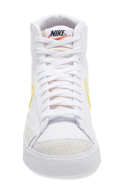 Shop Nike Blazer Mid '77 Se Sneaker In White/ Yellow/ Orange/ Black