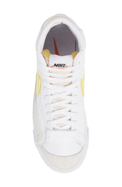 Shop Nike Blazer Mid '77 Se Sneaker In White/ Yellow/ Orange/ Black