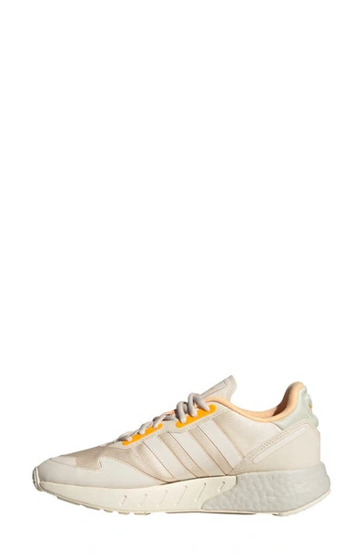 Shop Adidas Originals Zx 1k Boost Sneaker In Wonder White/ Acid Orange