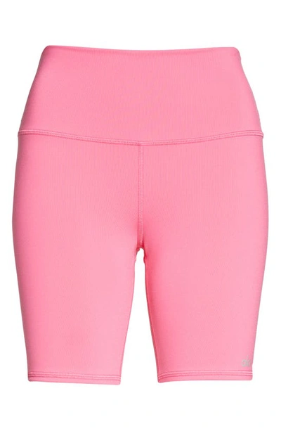 Shop Alo Yoga High Waist Biker Shorts In Pink Fuchsia
