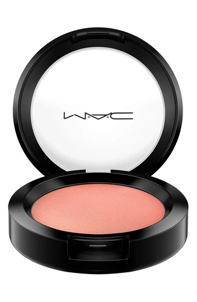 Shop Mac Cosmetics Mac Powder Blush In Peaches (st)