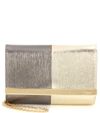 FENDI Metallic Leather Shoulder Bag