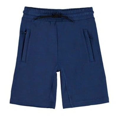 Shop Molo Naval Blue Aliases Shorts In Navy