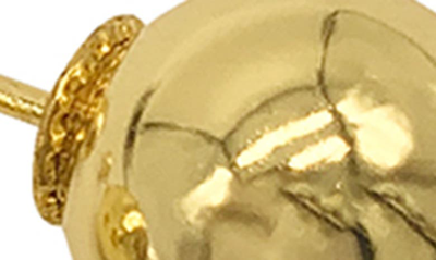 Adornia 14k Plated Double-sided Earrings In Yellow