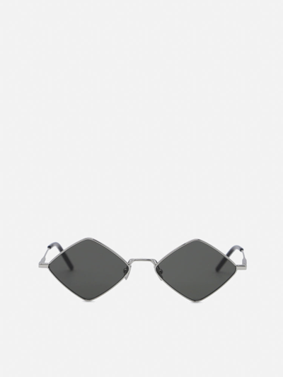 Shop Saint Laurent Eyewear Diamond Shape Sunglasses In Multi