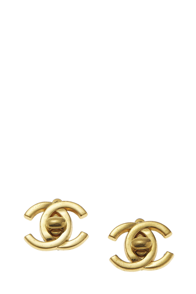 CHANEL Pre-Owned Logo Clip-On Earrings - Neutrals for Women