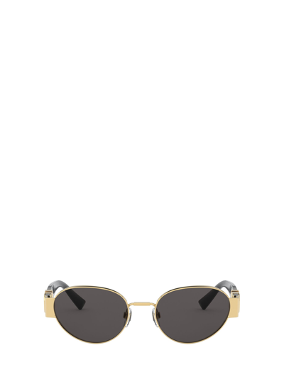 Shop Valentino Va2037 Gold Sunglasses