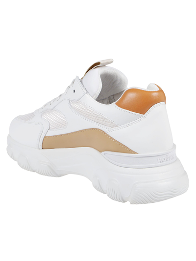 Shop Hogan Hyperactive Sneakers In Bianco/zucca Medio/deserto