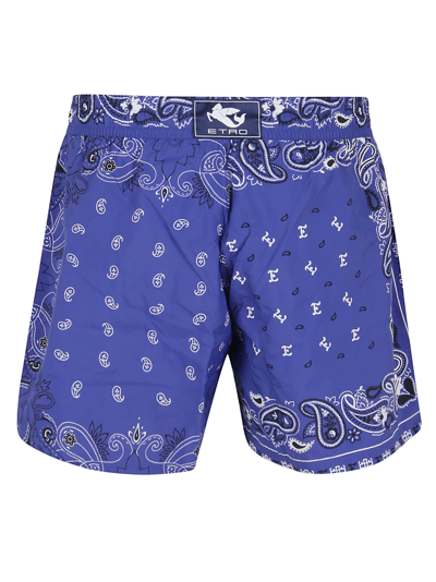 Shop Etro Beach Shorts