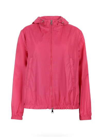 Shop Moncler Boissard Jacket In Dark Pink