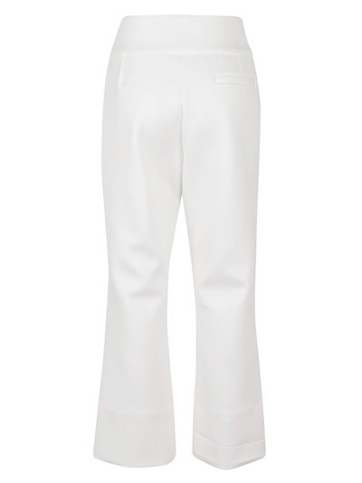 Shop Khrisjoy Flared Pants In Off White