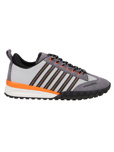 Dsquared2 Sneakers In Argento/arancio Fluo | ModeSens