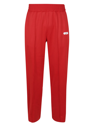 Shop Gcds Chain Trackpants In Red