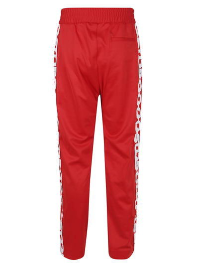 Shop Gcds Chain Trackpants In Red