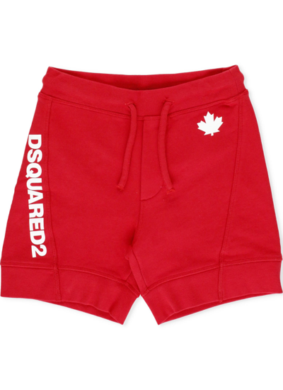 Dsquared2 Bermuda Con Stampa In Red