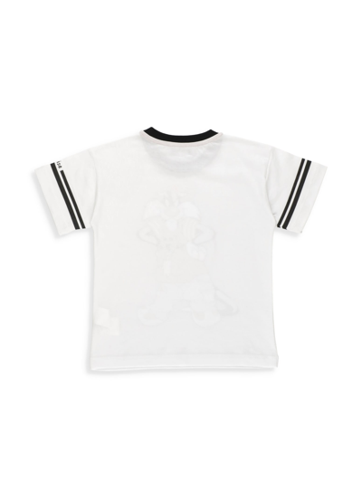 Shop Monnalisa Sylvester The Cat T-shirt In Bianco+nero