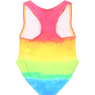 Shop Stella Mccartney Multicolor Swimsuit For Baby Girl