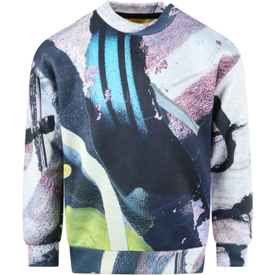 Shop Marques' Almeida Multicolor Sweatshirt For Kids With Print