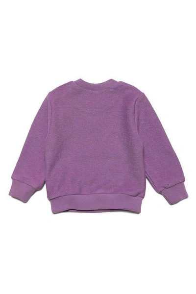 Shop Dsquared2 Sweatshirt With Print In Lilac