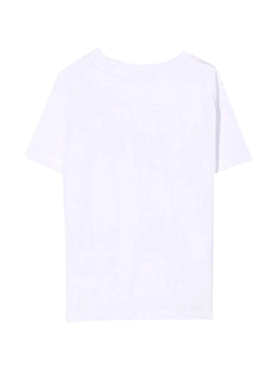 Shop Moncler Unisex White T-shirt In Bianco