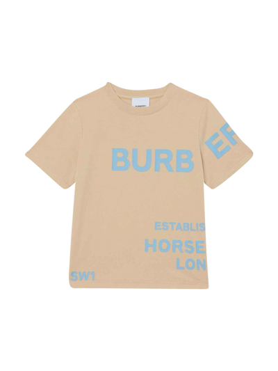Shop Burberry Beige T-shirt Boy