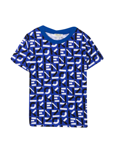 Shop Kenzo Blue T-shirt With Print