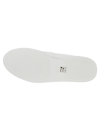 Kenzo White K-skate Tiger Slip-on Sneakers In Blanc