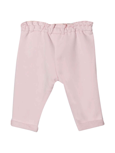 Shop Givenchy Pink Baby Girl Trousers